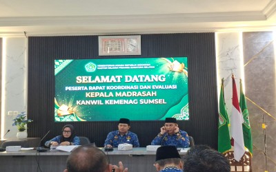 Kepala MAN 1 Empat Lawang Agus Sutiono Ikuti Rakor dan Evaluasi Kepala Madrasah Negeri se-Sumatera Selatan