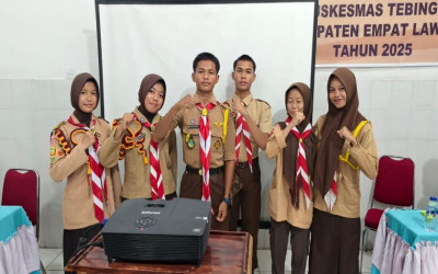 Siswa MAN 1 Empat Lawang Terpilih sebagai Ketua dan Sekretaris Saka Bakti Husada (SBH) UPTD Puskesmas Tebingtinggi