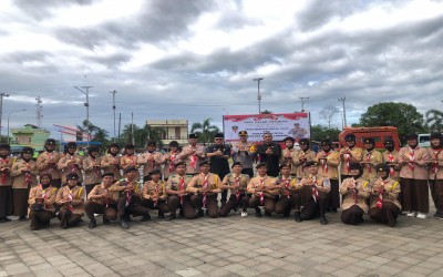 33 Siswa Ikuti Apel Gelar Pasukan OPS Lilin Musi 2025 untuk Pengamanan Nataru