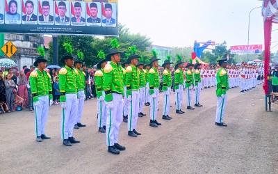 Semangat Kemerdekaan Membara, MAN 1 Empat Lawang Raih Juara III Gerak Jalan Indah Putra Tingkat Kabupaten