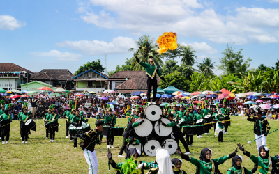 Drumband Gita Bahana MAN 1 Empat Lawang Raih Juara III Tingkat Kabupaten Empat Lawang