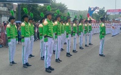 Drumband Gita Bahana MAN 1 Empat Lawang Raih Juara III Tingkat Kabupaten Empat Lawang